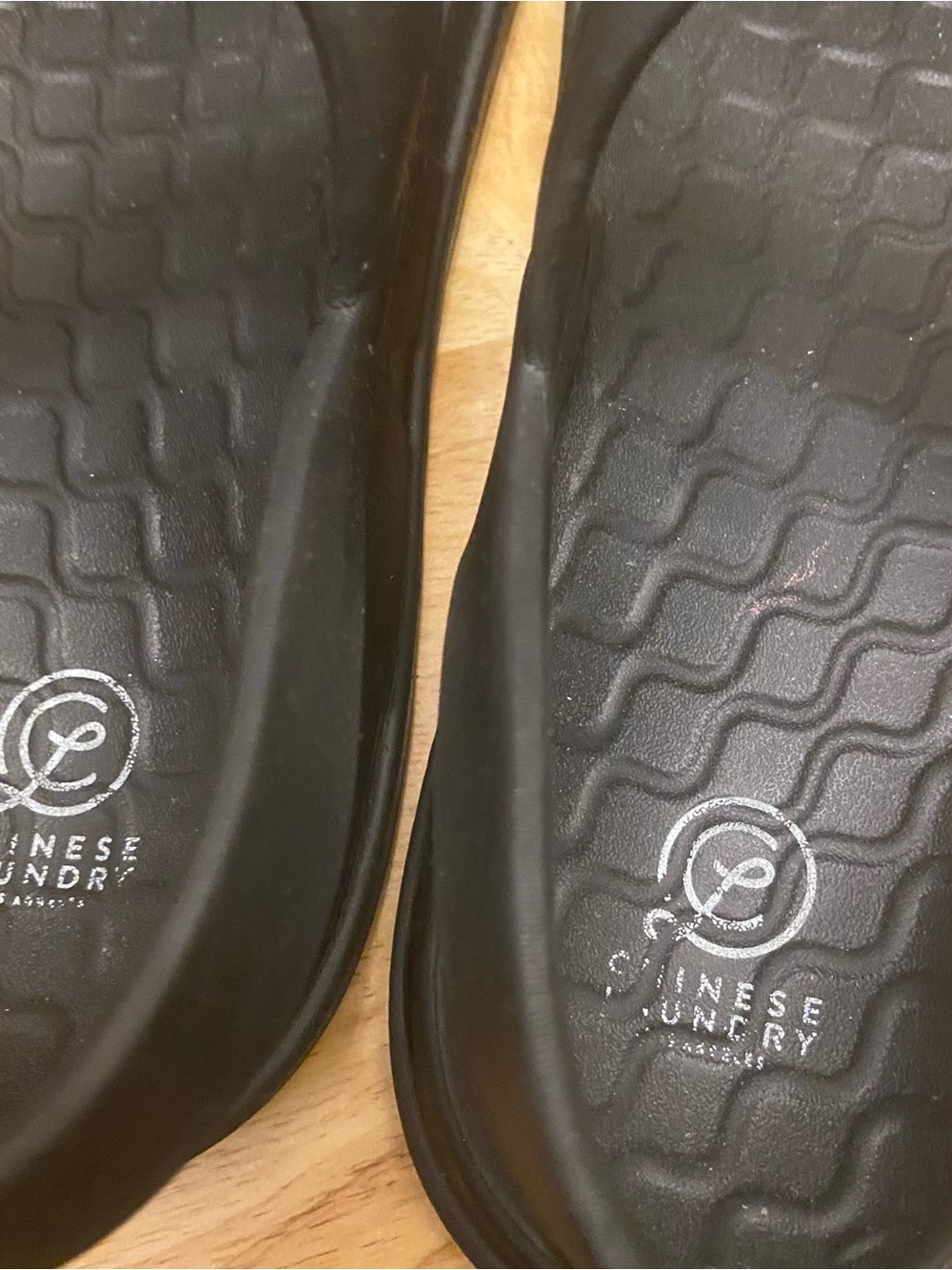 Chinese Laundry Women’s Slip On Ankle Strappy Black Comfort Sandals Size 9. - Picture 3 of 7
